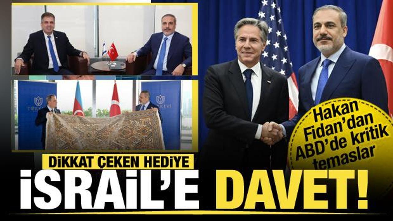 Bakan Fidan'dan ABD'de diplomasi trafiği... ABD ve İsrail ile önemli görüşmeler