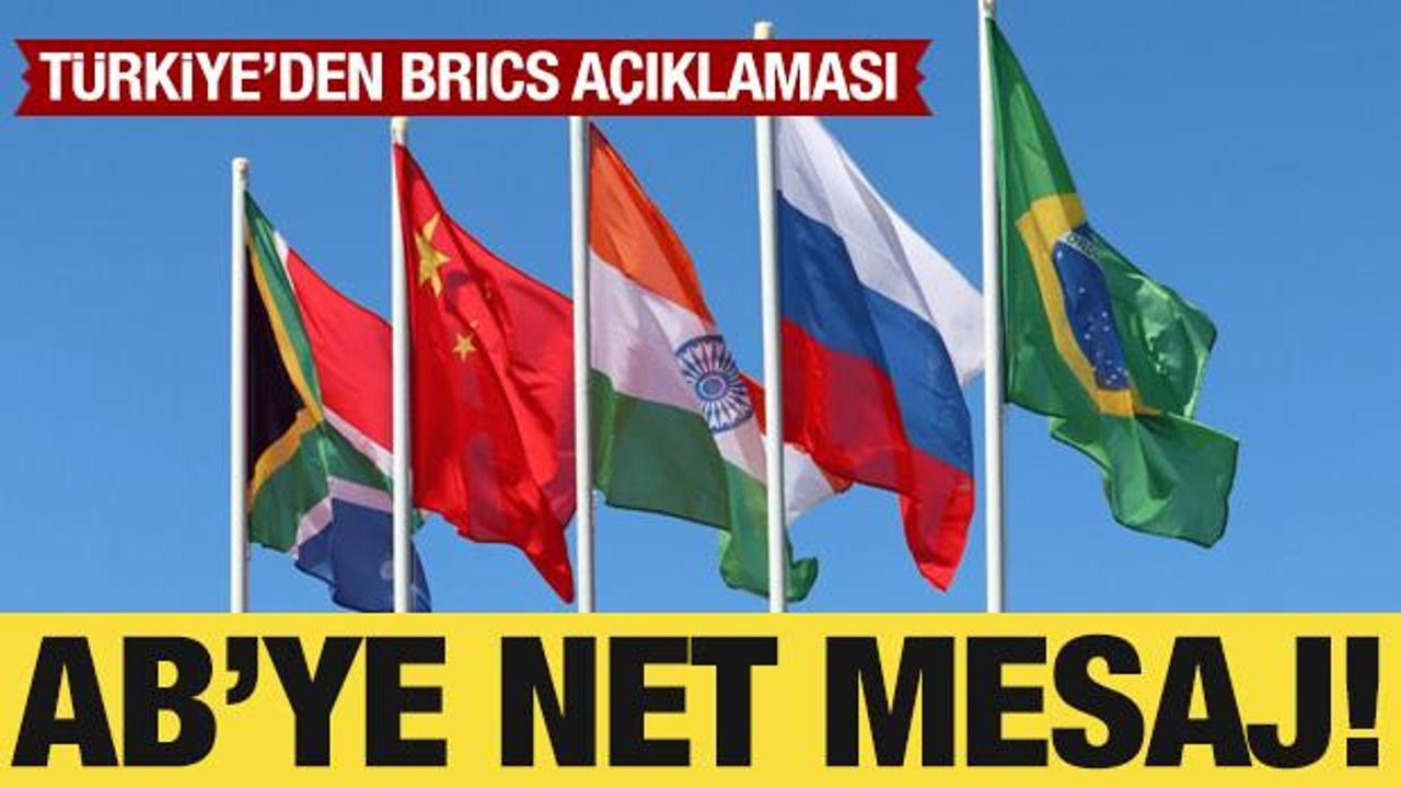 Bakan Fidan'dan BRICS üyeliği hakkında açıklama