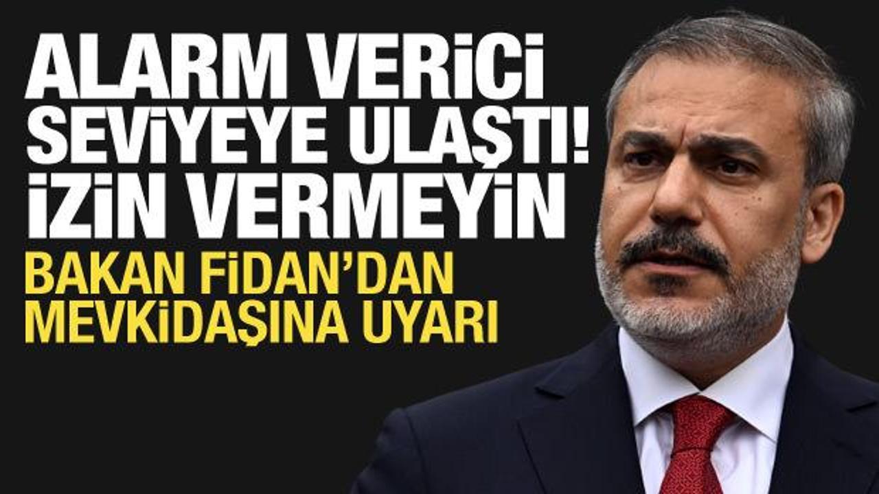 Bakan Fidan'dan Danimarkalı mevkidaşına uyarı: Alarm seviyesine ulaştı, izin vermeyin!