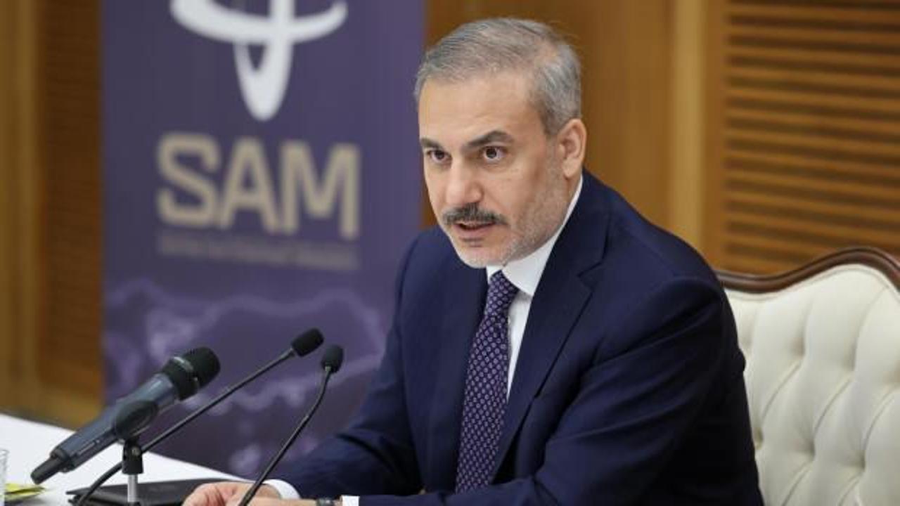 Bakan Fidan'dan Filistin mesajı