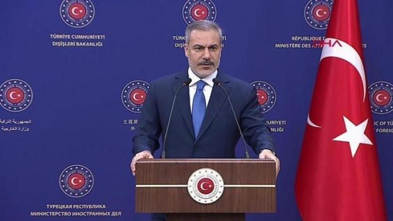 Bakan Fidan'dan önemli açıklamalar!