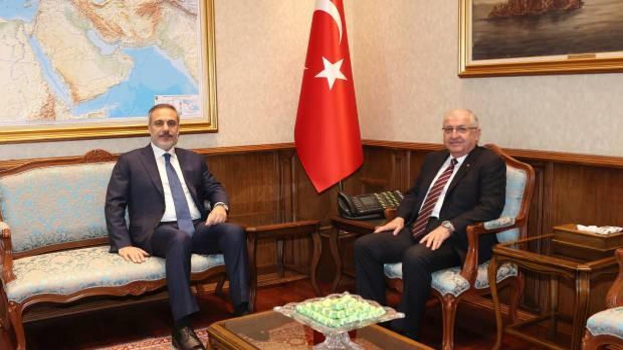 Bakan Fidan'dan Yaşar Güler'e taziye ziyareti