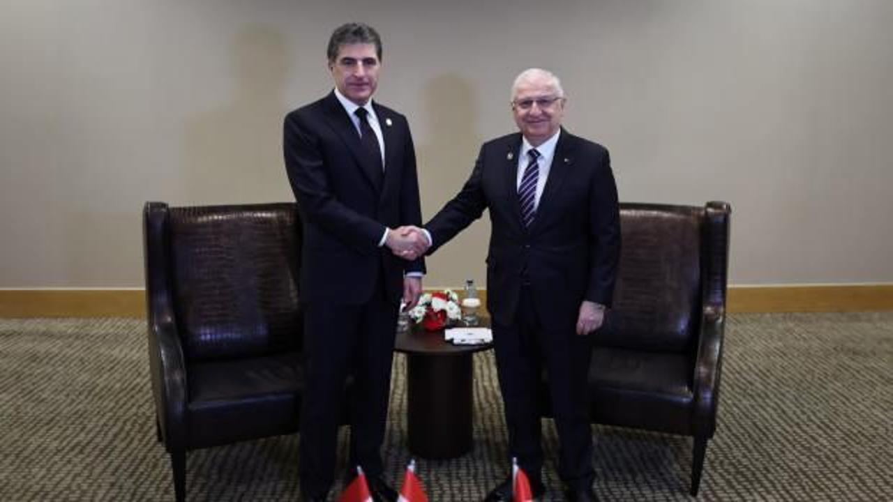 Bakan Güler, IKBY Başkanı Neçirvan Barzani ile görüştü