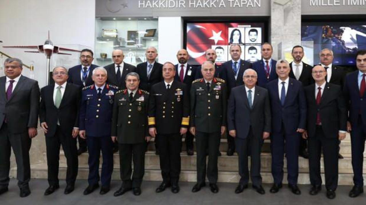 Bakan Güler ve Bakan Bolat'tan TUSAŞ'a ziyaret