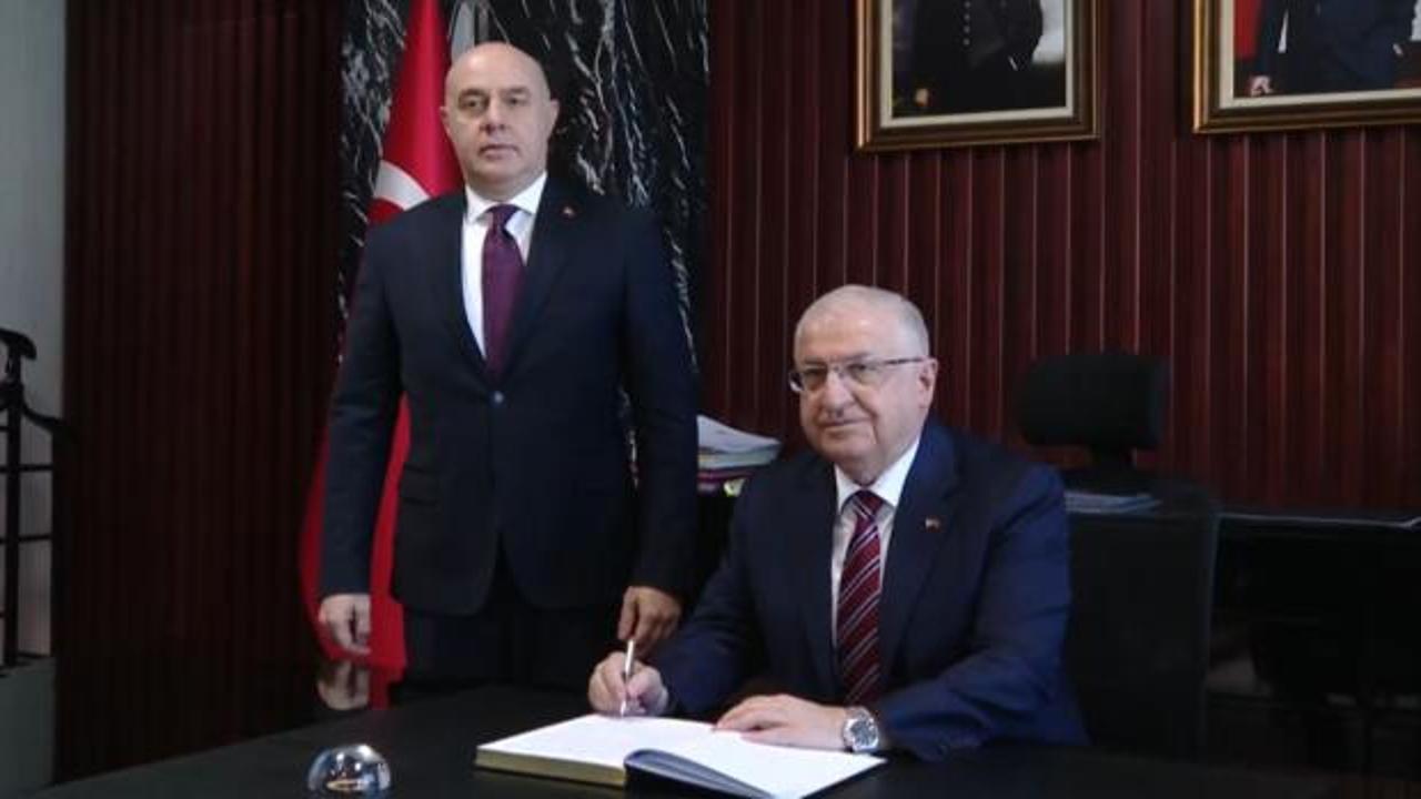 Bakan Güler'den Irak'taki Bağdat Büyükelçiliğine ziyaret