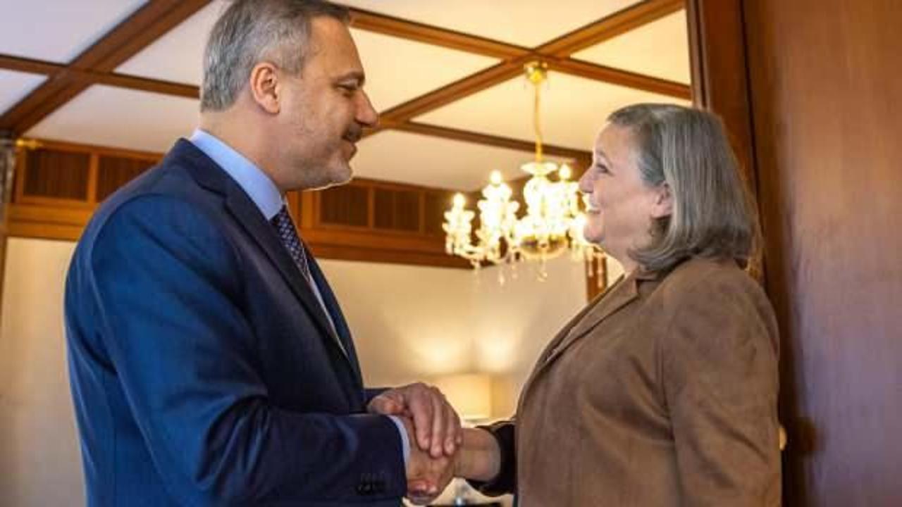 Bakan Hakan Fidan, Victoria Nuland'ı kabul etti