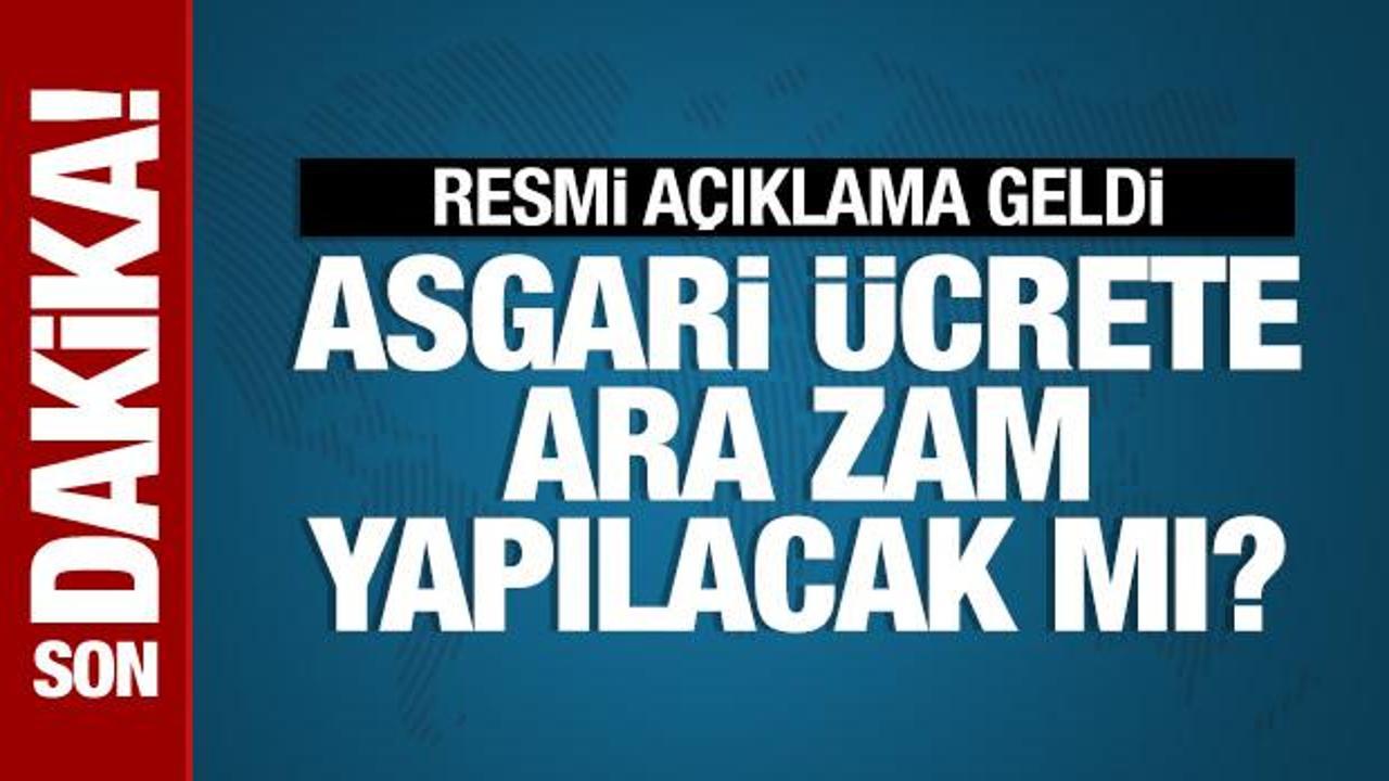 Bakan Işıkhan'dan asgari ücret açıklaması