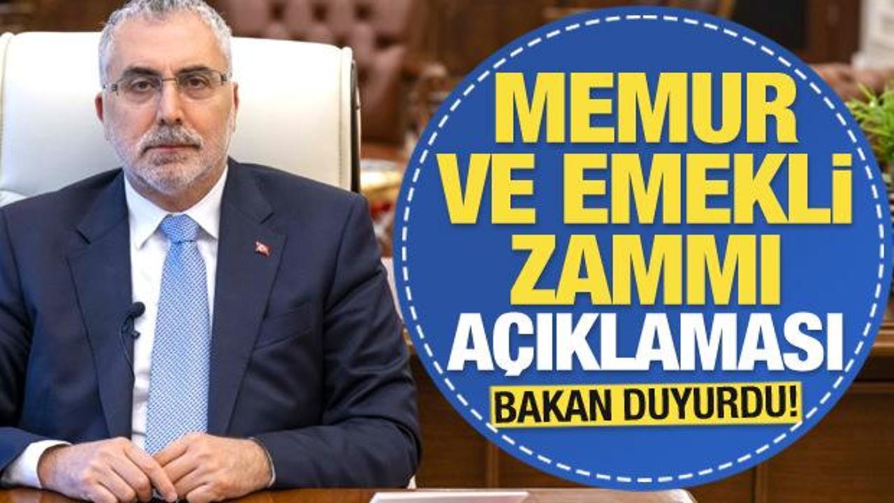 Bakan Işıkhan'dan memur ve emekli zammı açıklaması!