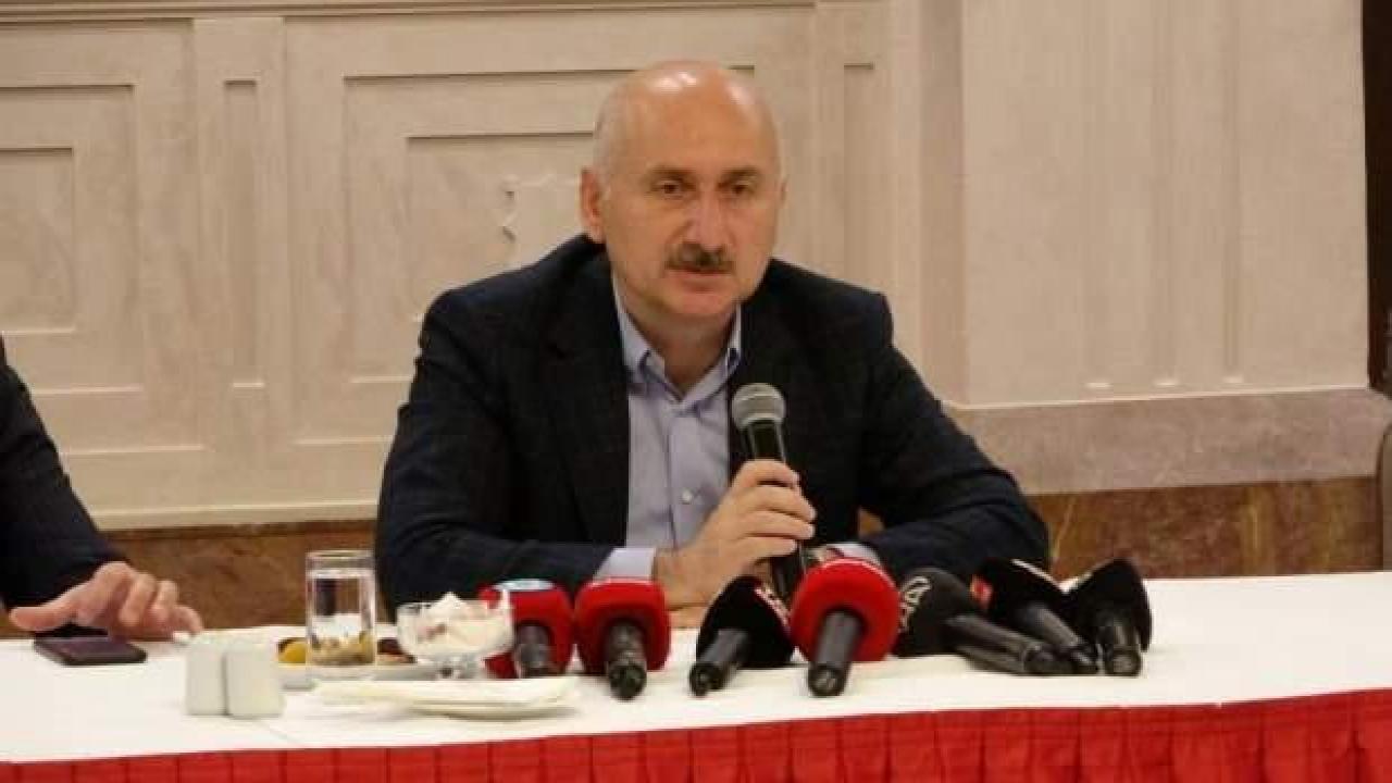 Bakan Karaismailoğlu: Şu anda devam eden tam 24 tane proje var