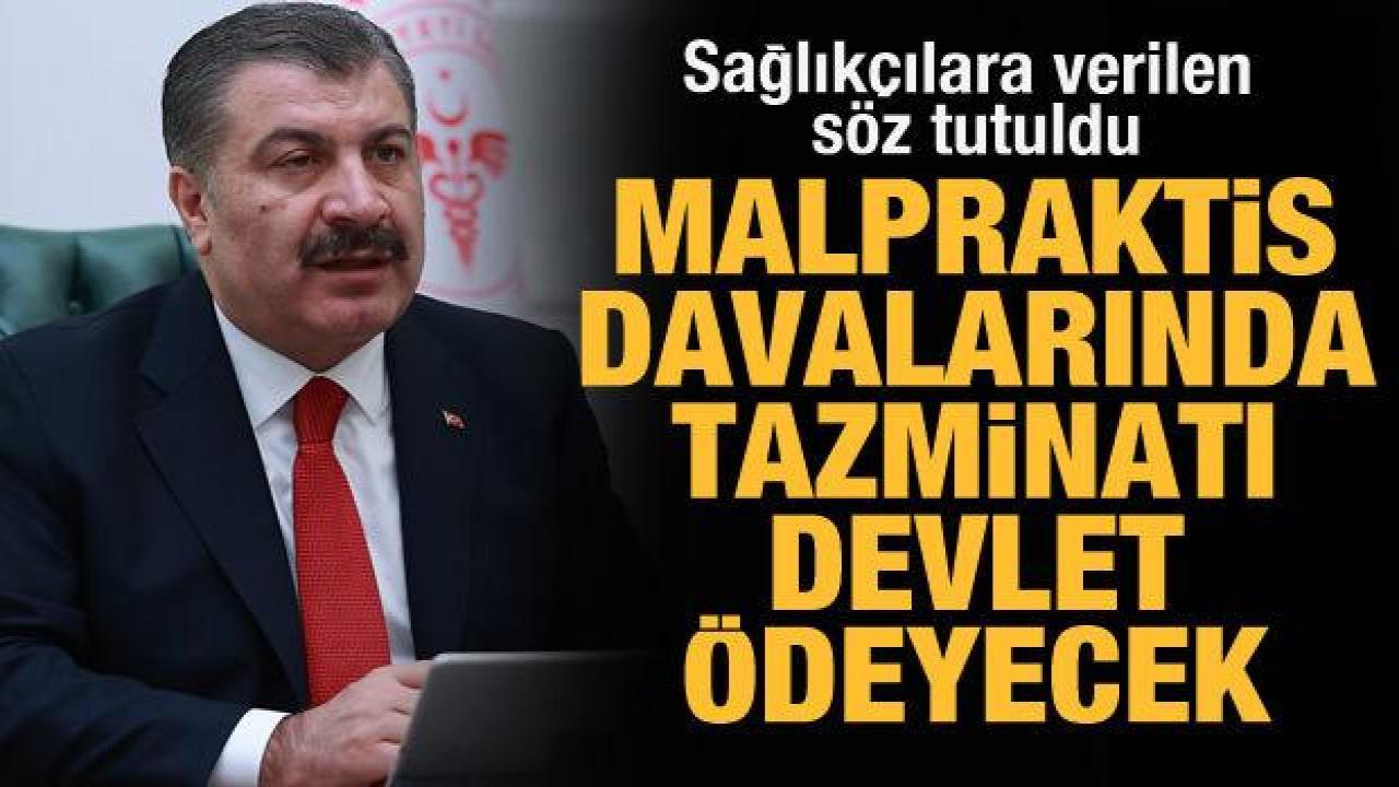Bakan Koca duyurdu: Malpraktis davalarında tazminatı devlet üstlenecek
