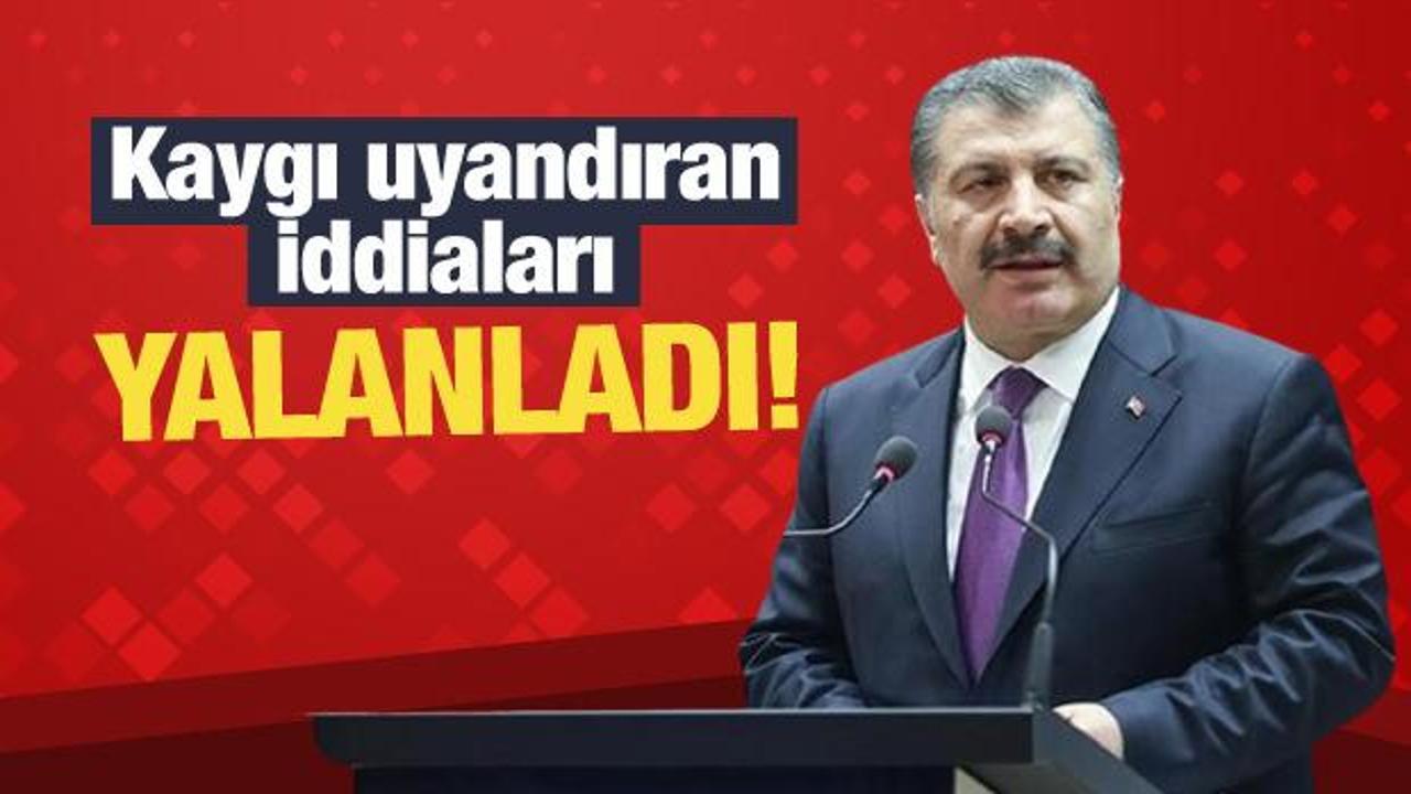 Bakan Koca 'kızamığa bağlı ölüm' iddialarını yalanladı!