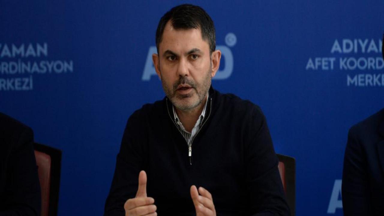 Bakan Kurum: Adıyaman'a 15 bin kişilik geçici barınma alanı yapıyoruz