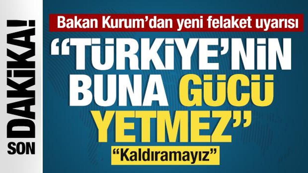 Bakan Kurum: Afet bölgesine 75 milyar dolar harcadık