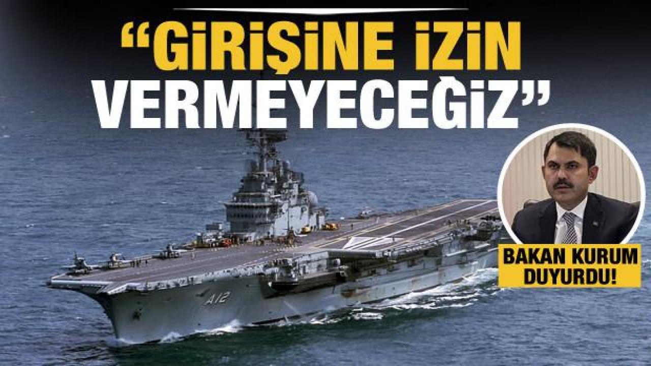 Bakan Kurum: Asbestli gemiye izin verilmeyecek