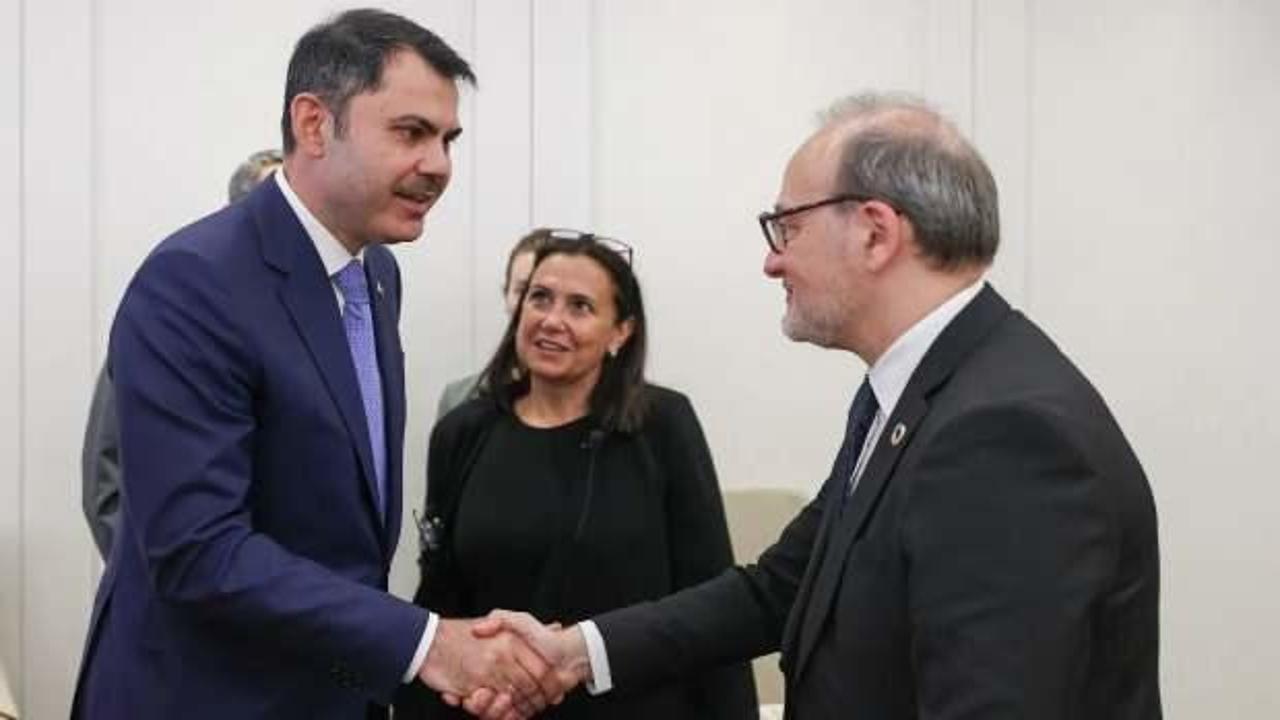 Bakan Kurum, Fransız Kalkınma Ajansı Başkanı Rioux ile görüştü