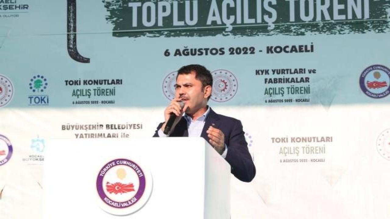Bakan Kurum: Kömürcüler OSB’yi kapatıyoruz. Artık Kocaeli’nin havasını kirletmeyecek