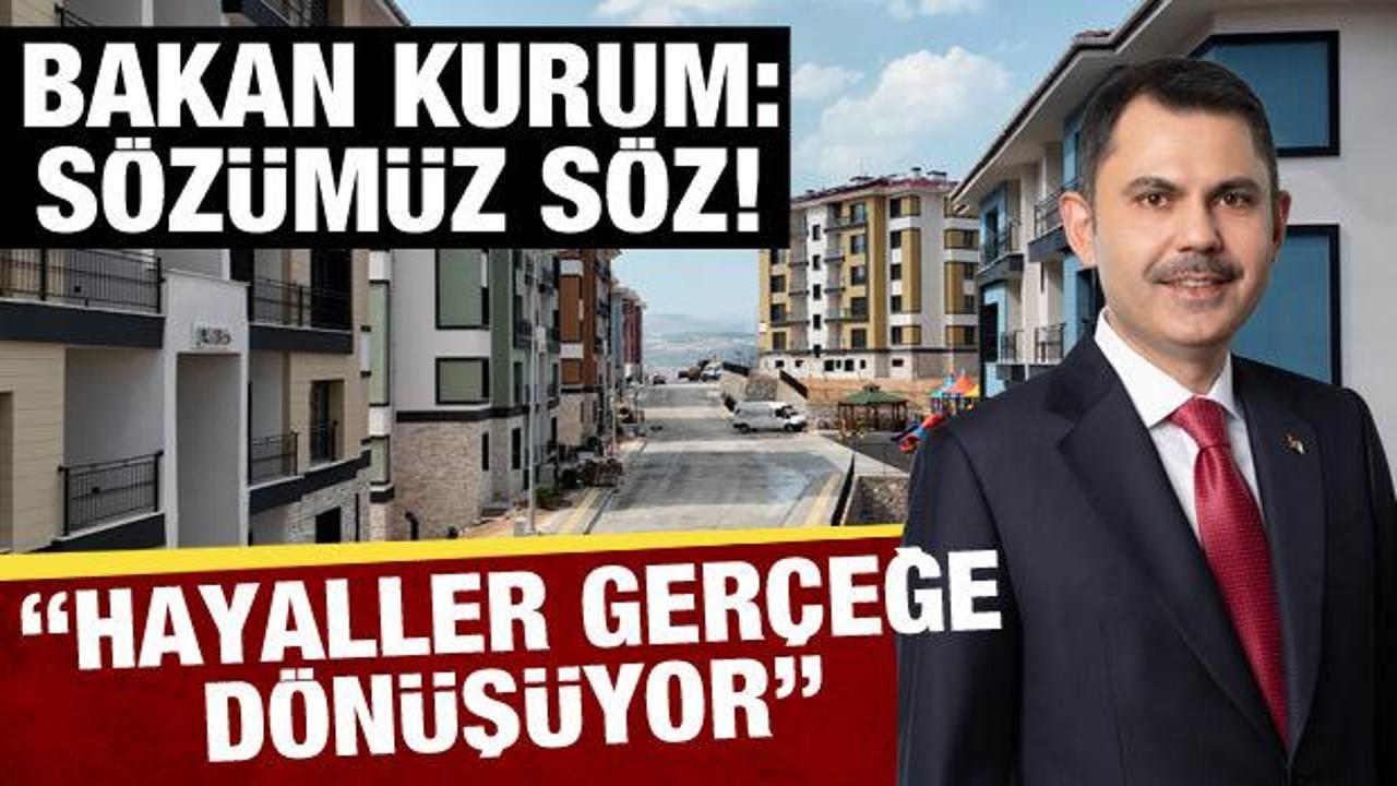 Bakan Kurum: Sözümüz söz, sağlam  yuvalara kavuşturana kadar durmayacağız
