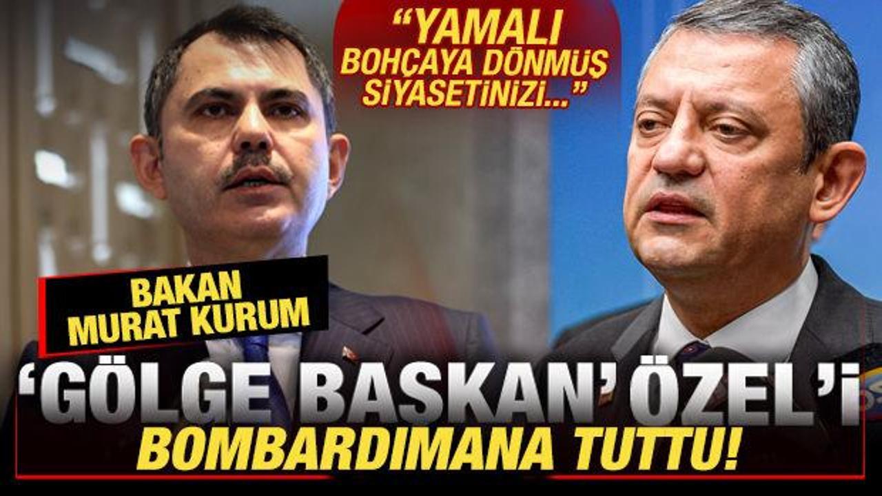 Bakan Kurum'dan, 'Gölge Başkan' Özgür Özel'e bombardıman: Yamalı bohçaya dönmüş...