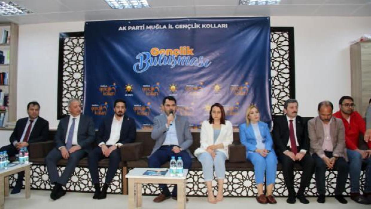 Bakan Murat Kurum, Muğla'da gençlerle buluştu