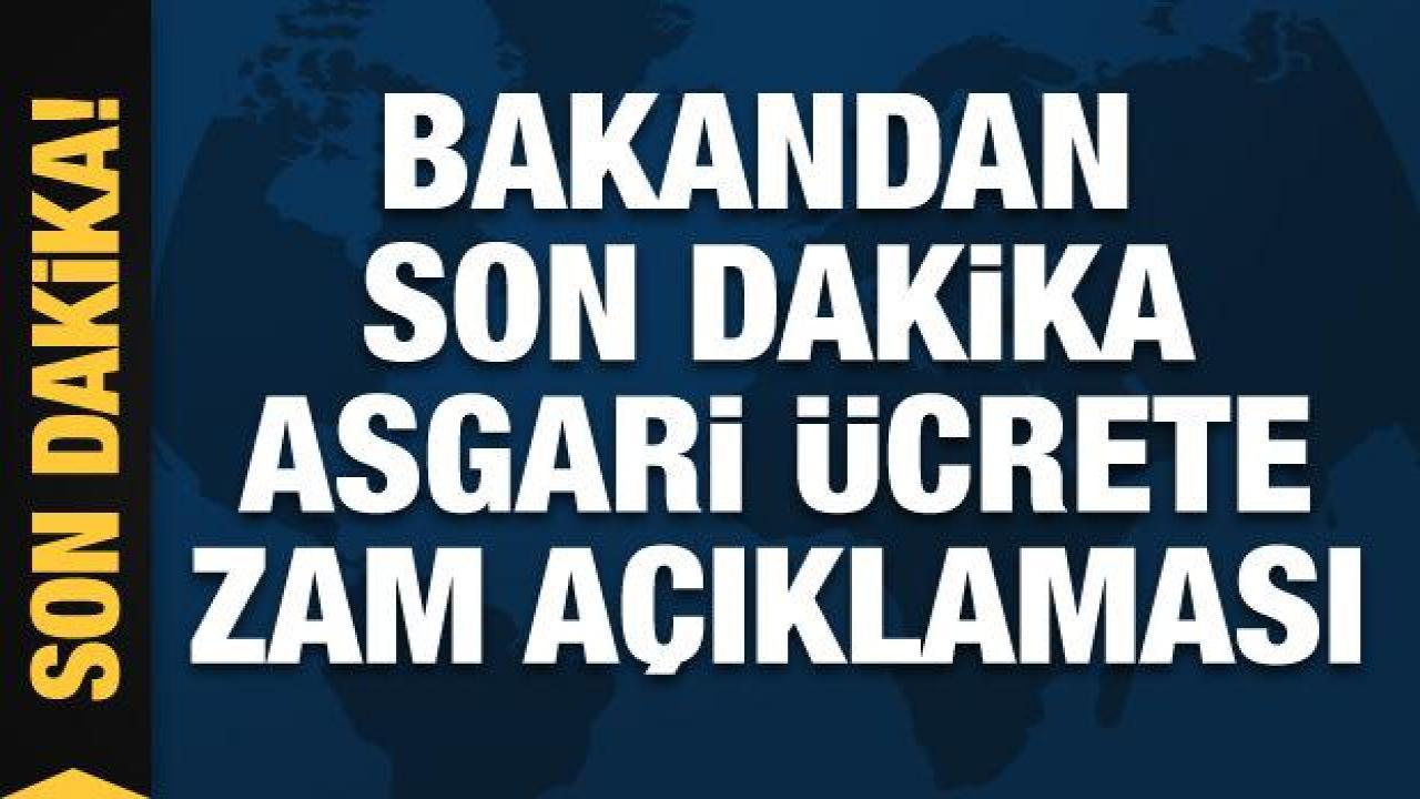 Bakan Nebati'den asgari ücrete zam açıklaması: Bakanlık çalışıyor