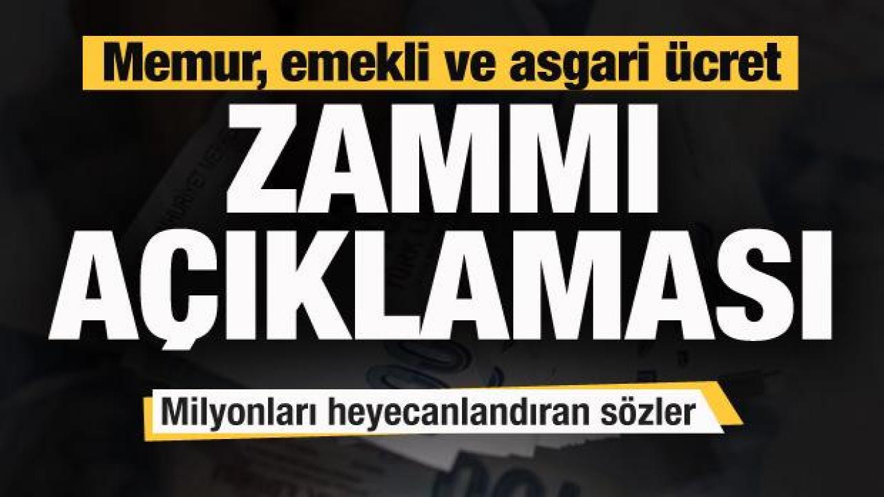 Bakan Nebati'den memur, emekli ve asgari ücret zammı açıklaması