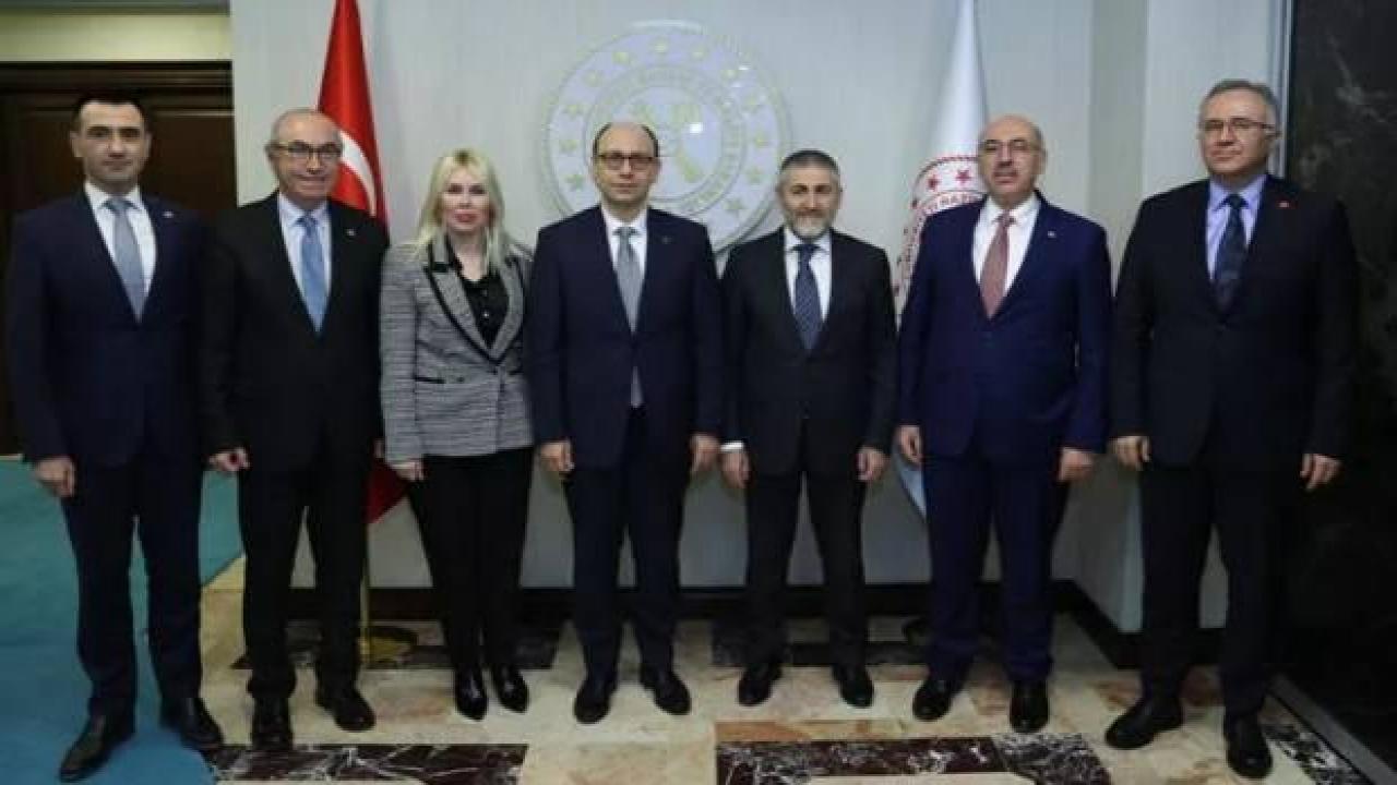 Bakan Nebati’ye ÜHBD’den teşekkür ziyareti
