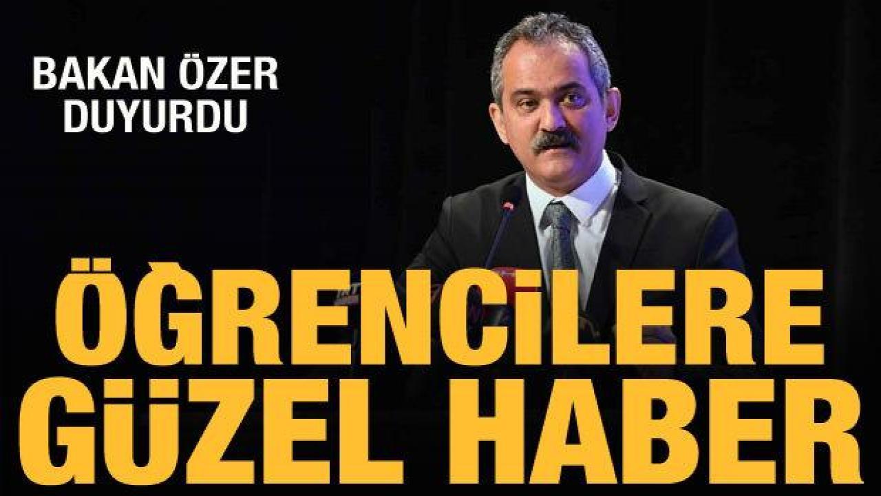 Bakan Özer açıkladı: 12. sınıf öğrencileri devamsızlıktan muaf olacak
