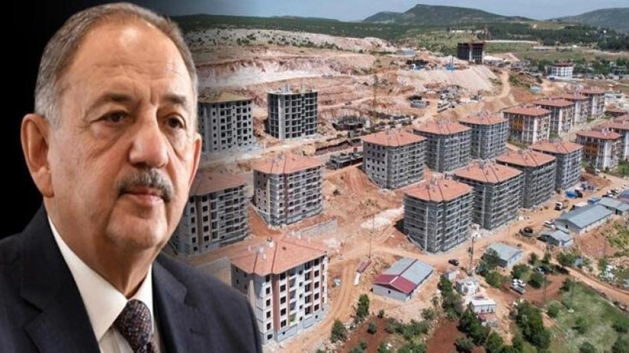 Bakan Özhaseki açıkladı: Bugün 9 bin 76 konutun temeli atıldı