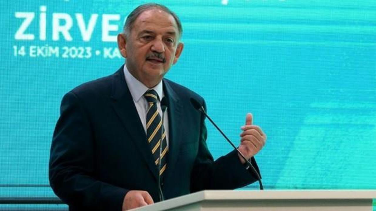 Bakan Özhaseki: Gaziantep'te 24 bin 977 adet konutu yükseliyor