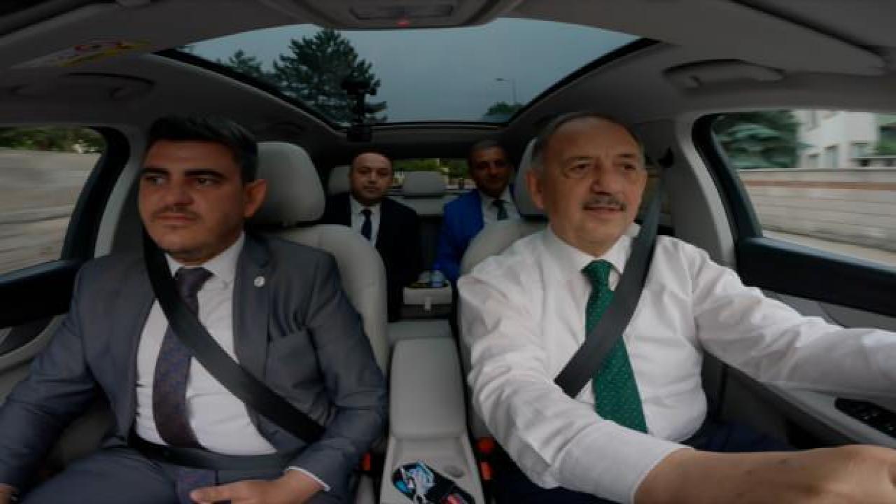 Bakan Özhaseki, Togg'u test etti