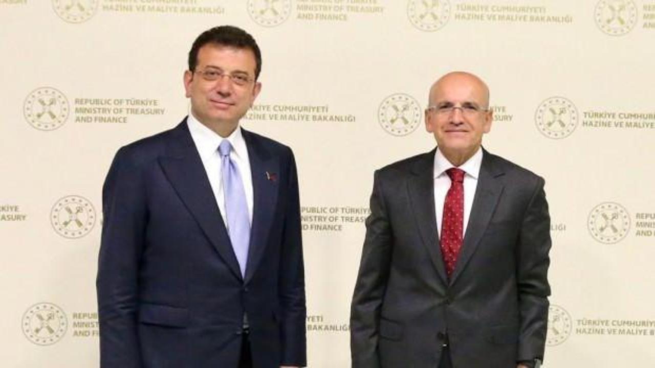 Bakan Şimşek, İmamoğlu'nu kabul etti! İBB Başkanı'ndan finansal talep