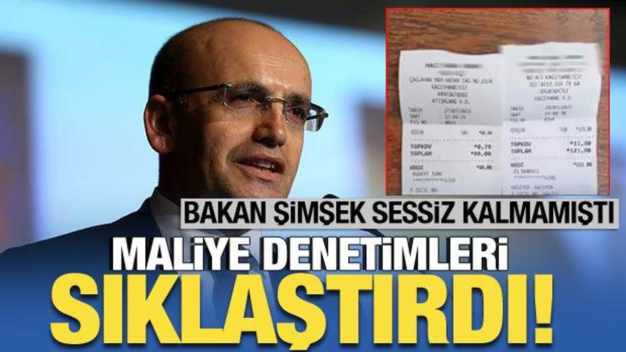 Bakan Şimşek sessiz kalmamıştı! Maliye denetimleri sıkılaştırdı