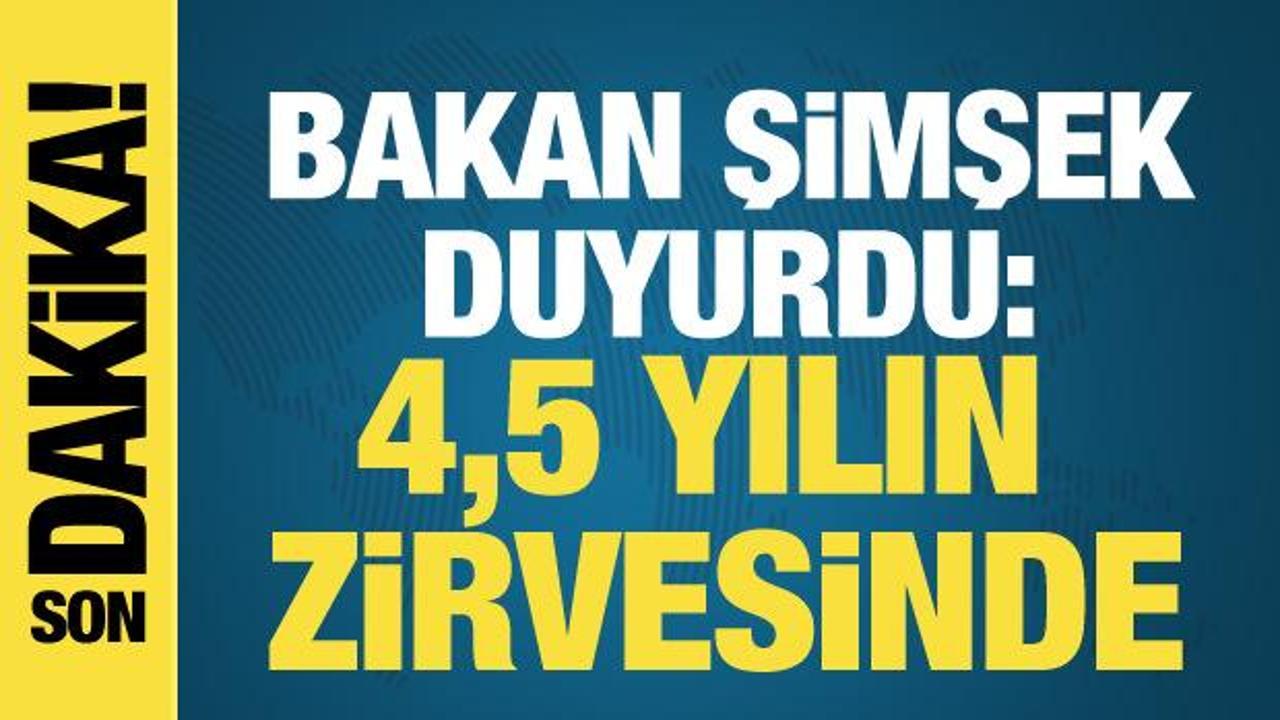 Bakan Şimşek: Swap hariç net rezervler 4,5 yılın zirvesinde