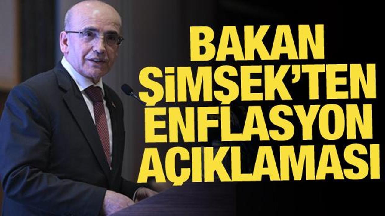 Bakan Şimşek: TCMB, enflasyon beklentilerini çıpalamaya kararlıdır