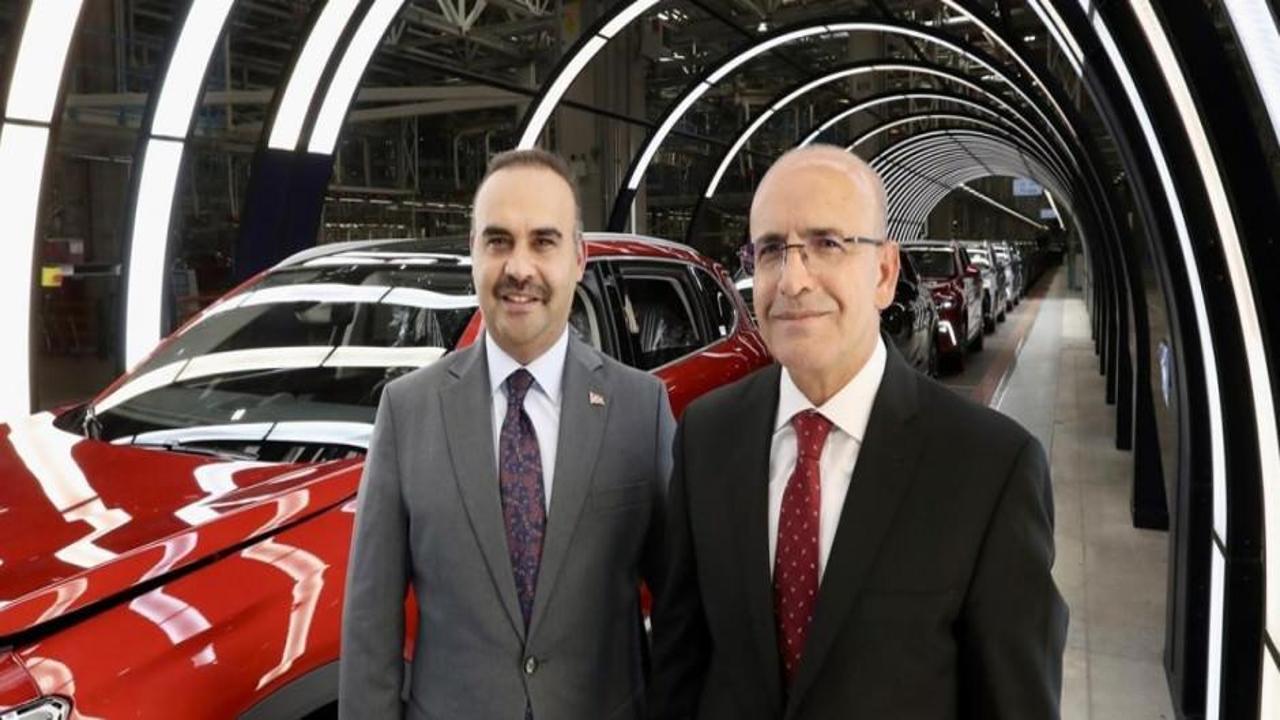 Bakan Şimşek'ten Togg paylaşımı: Fabrika çok etkileyici