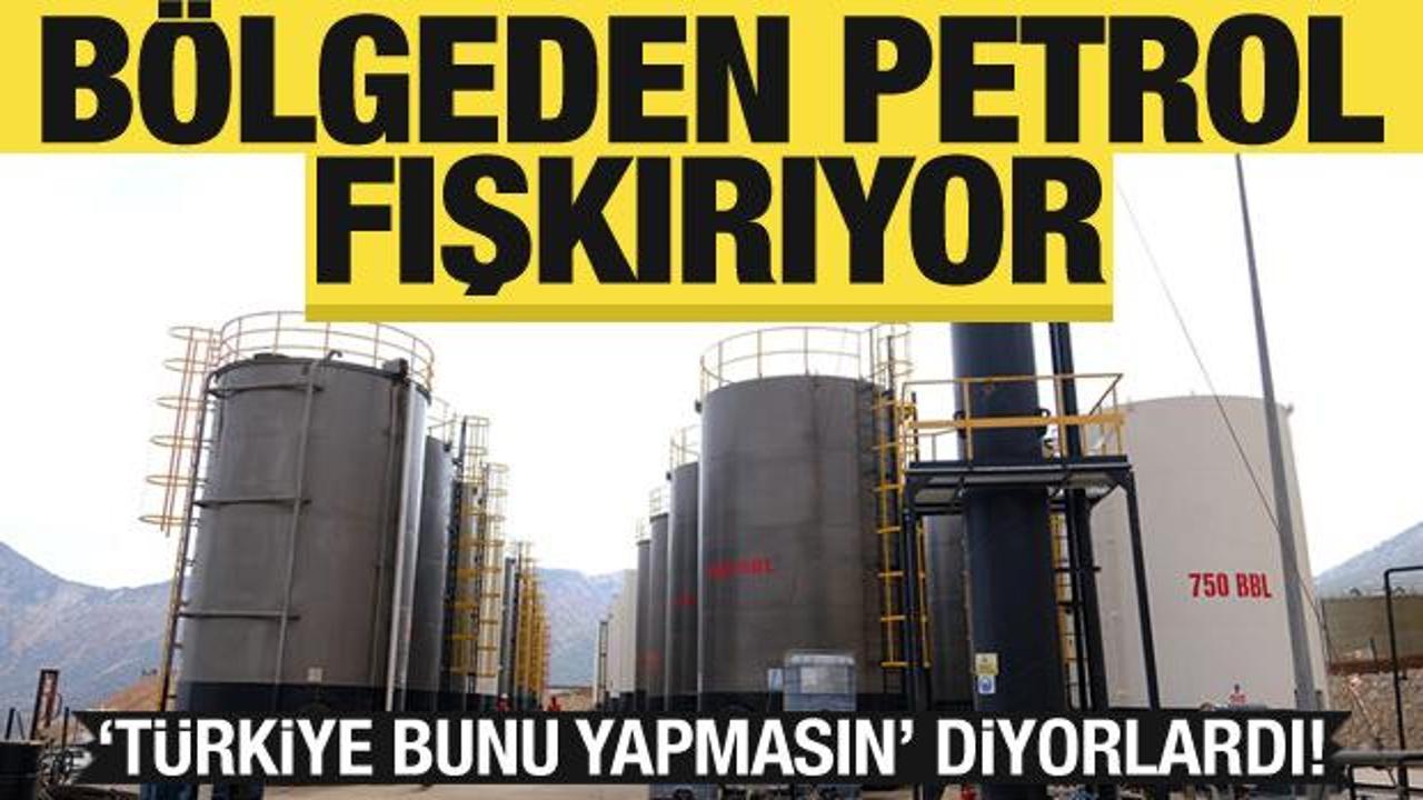 Bakan son durumu açıkladı: 'Bölgeden petrol akıyor'