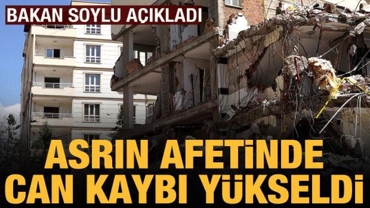 Bakan Soylu: Depremde can kaybı 50 bin 500'e yükseldi