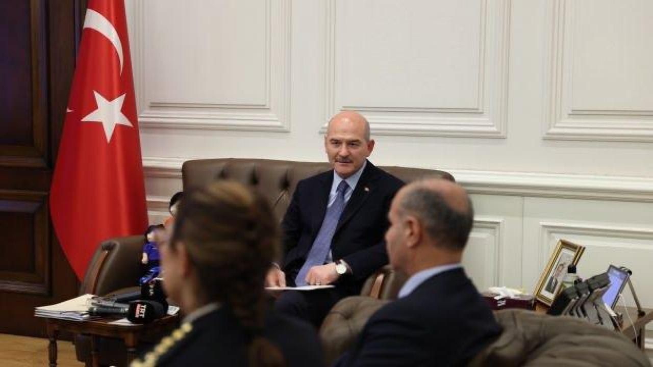 Bakan Soylu, Emniyet Genel Müdürü Aktaş ve polisleri kabul etti