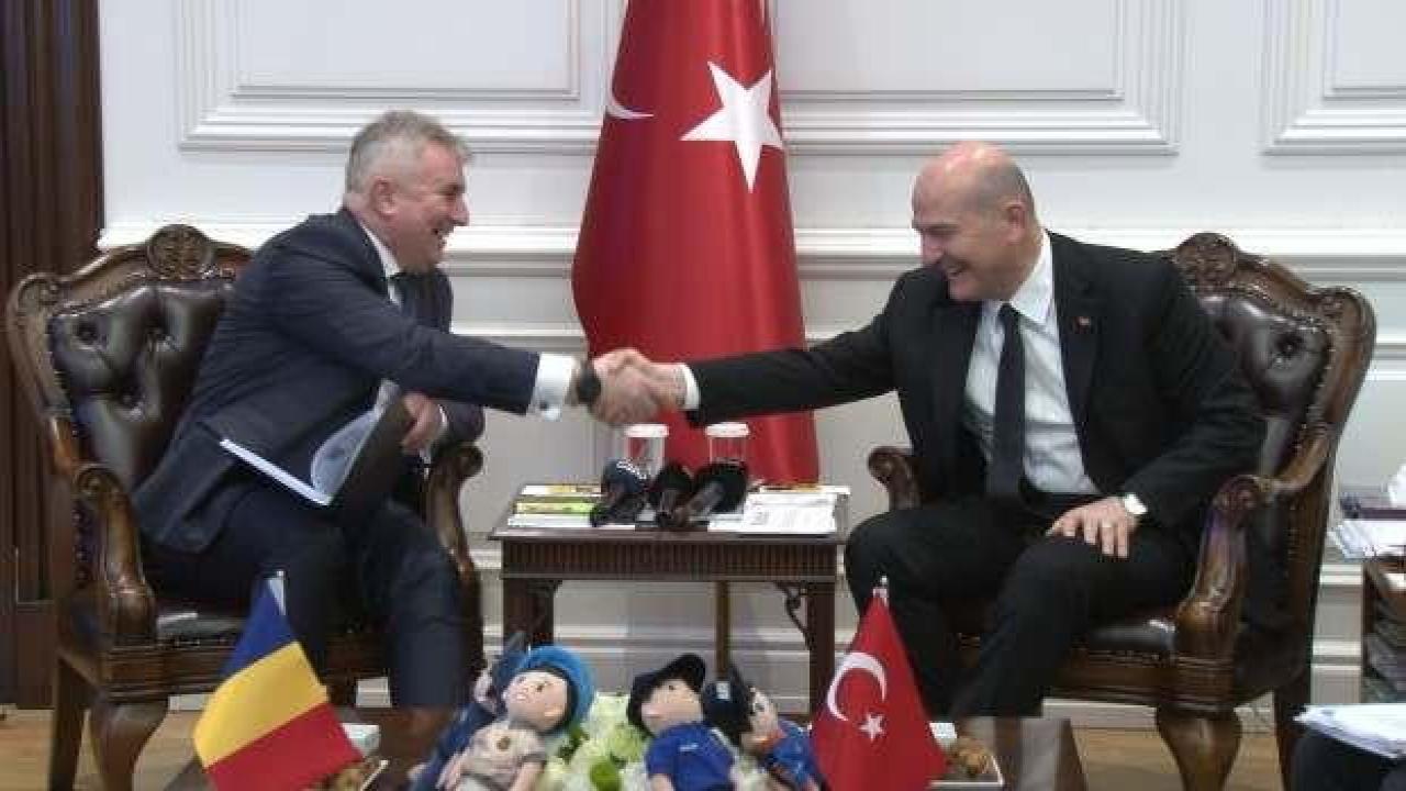 Bakan Soylu, Rumen mevkidaşı ile görüştü