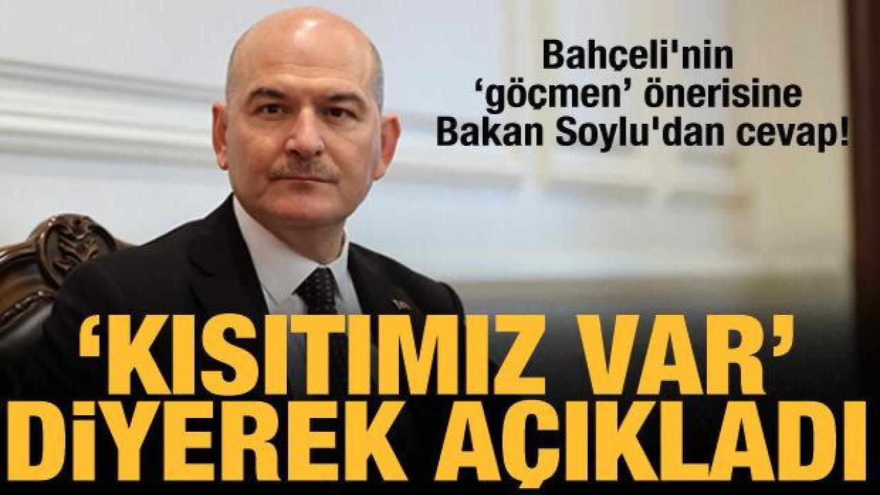 Bakan Soylu'dan Suriyeli göçmen açıklaması