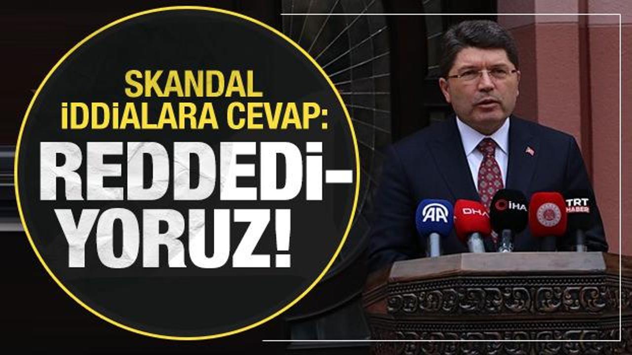 Bakan Tunç'tan İBB soruşturması açıklaması: Bu iddiayı reddediyoruz