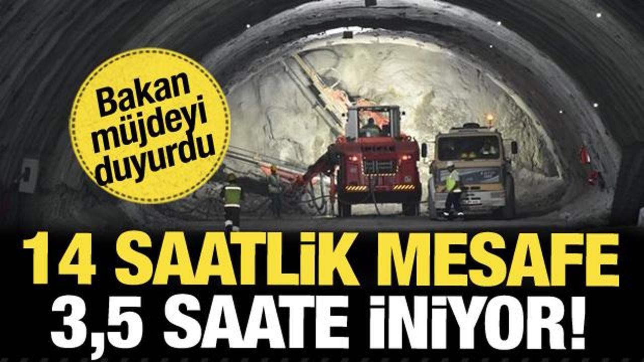 Bakan Uraloğlu duyurdu: İki şehir arasındaki mesafe 14 saatten 3.5 saate inecek!