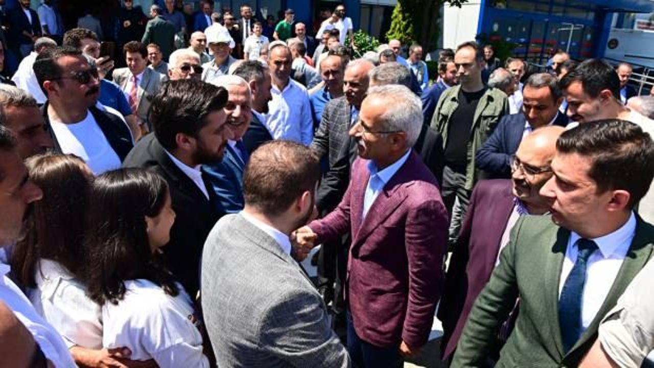 Bakan Uraloğlu Horon eşliğinde karşılandı!