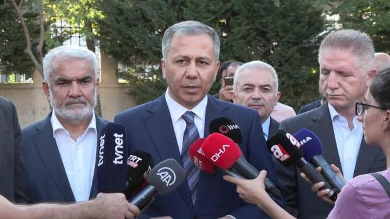 Bakan Yerlikaya sel faciasında son durumu açıkladı