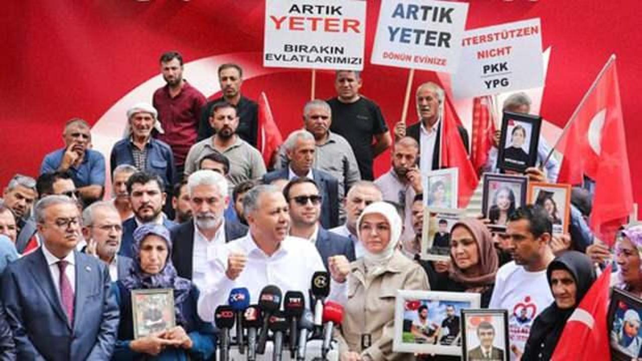 Bakan Yerlikaya'dan evlat nöbeti paylaşımı