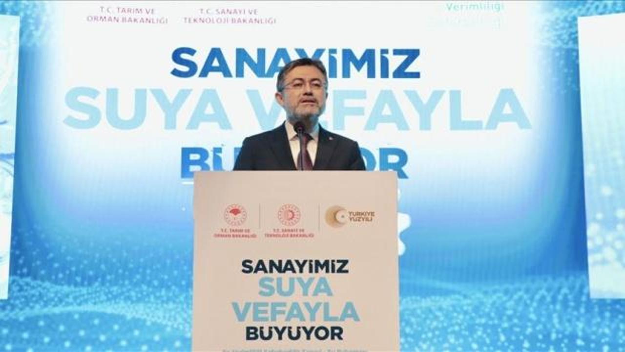 Bakan Yumaklı: Temiz su kaynaklarımızı daha az tüketmek istiyoruz
