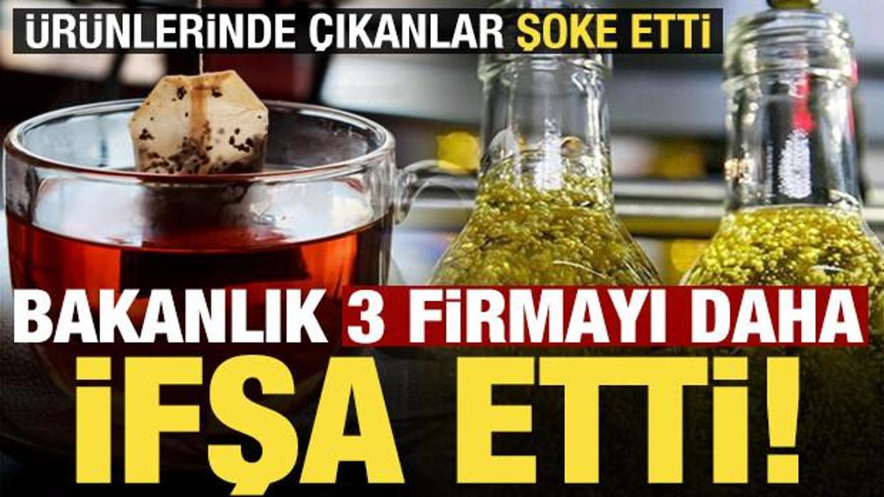 Bakanlık 3 firmayı daha ifşaladı: Ürünlerinde boya ve ilaç etken madde bulundu!