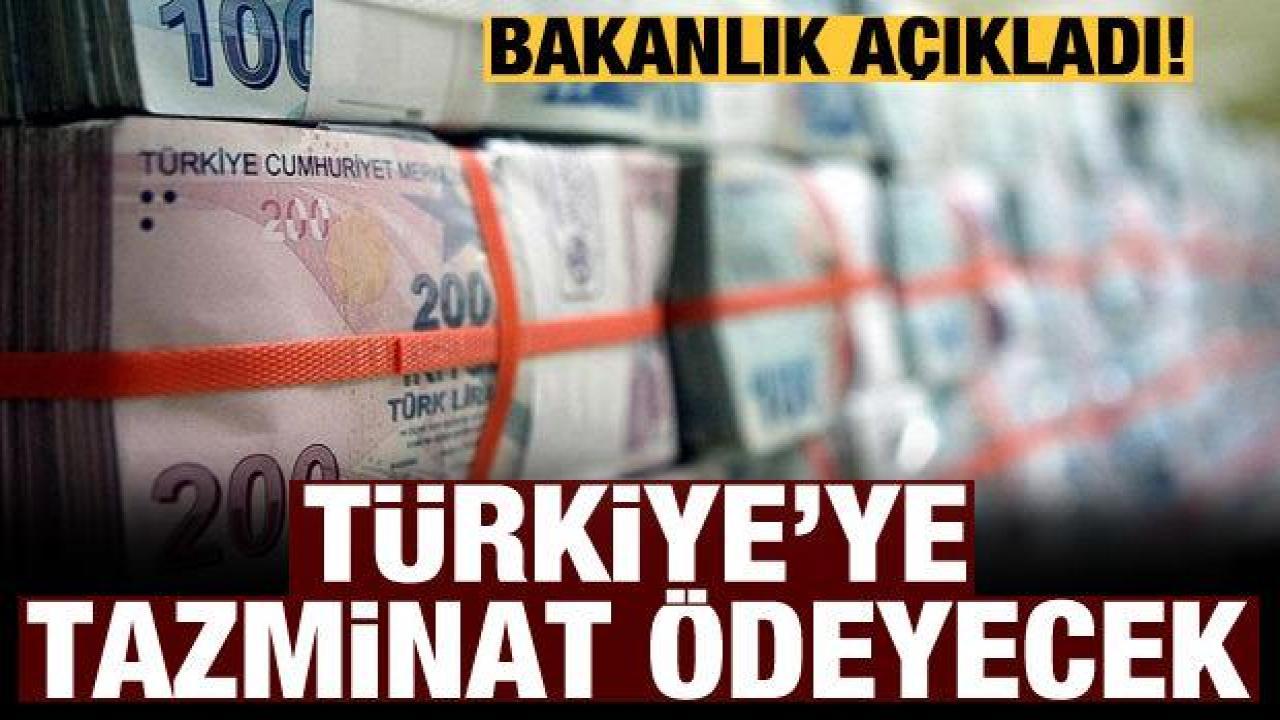 Bakanlık açıkladı: Irak Türkiye'ye tazminat ödeyecek!