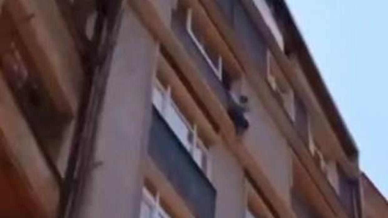 Balkonda çamaşır asarken epilepsi nöbetine yakalanan kadın ölümden döndü