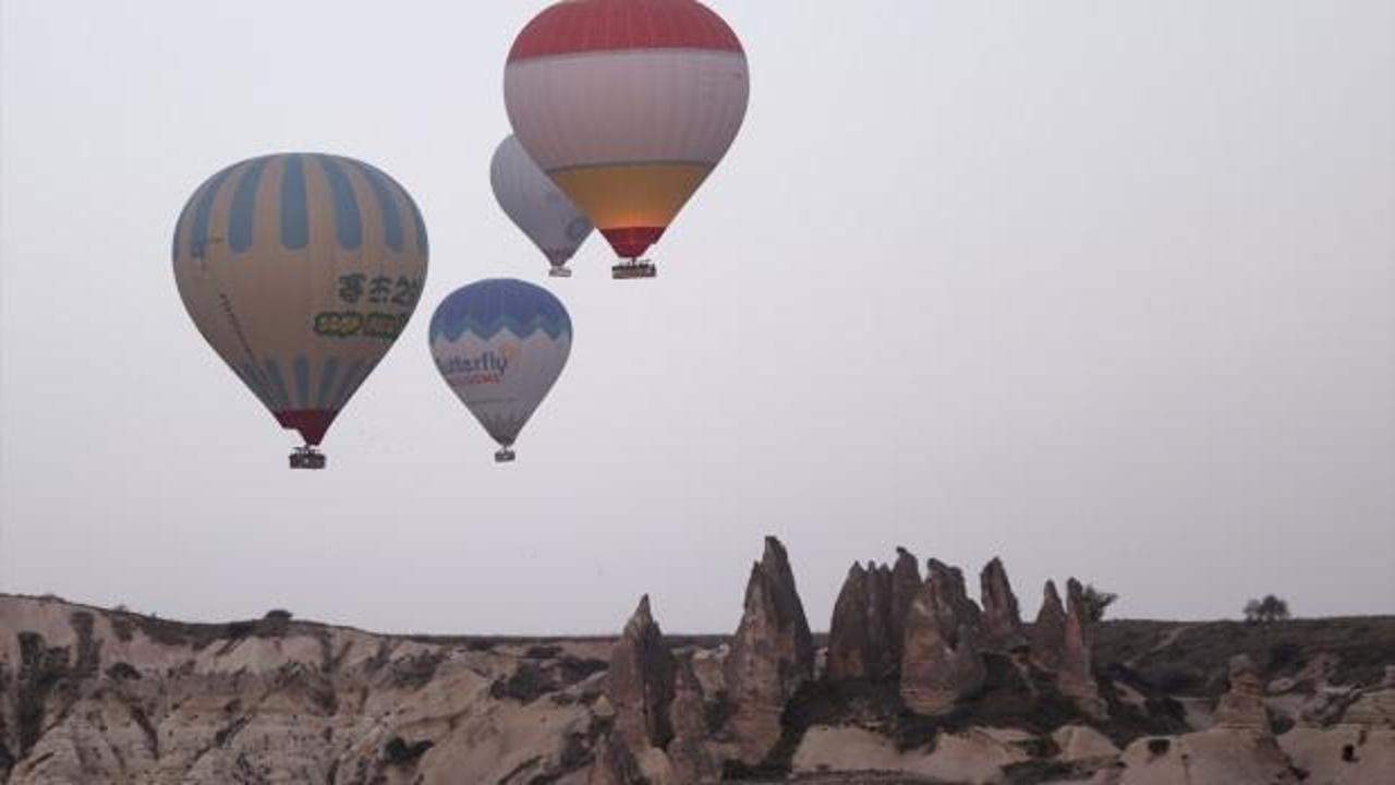 Balon turları Kapadokya'da turizmin lokomotifi oluyor